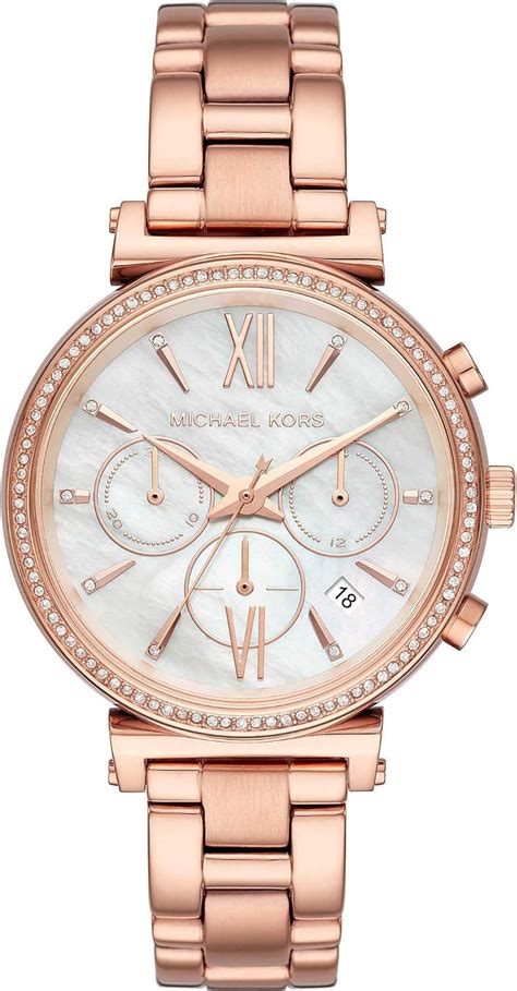 michael kors sofie caracteristicas|Amazon.com: Michael Kors Sofie Reloj cronógrafo de acero .